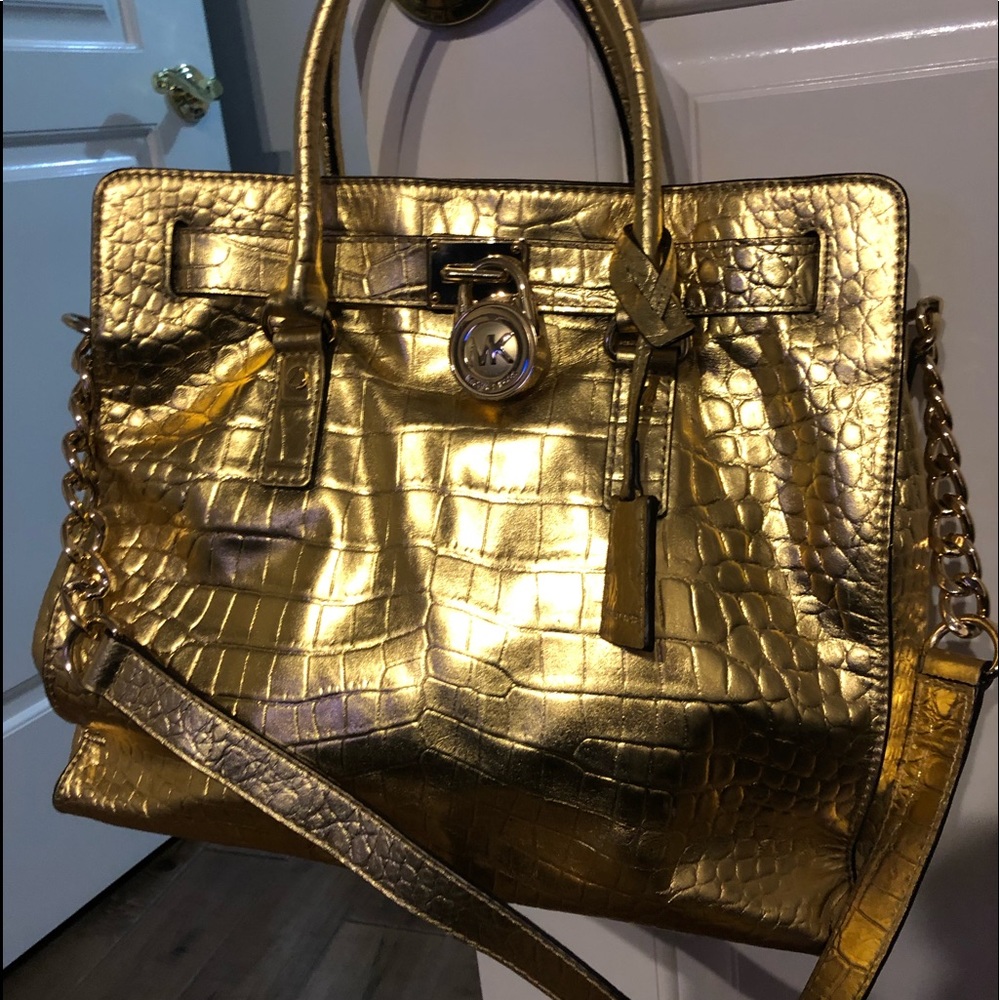 Michael Kors Gold Bag